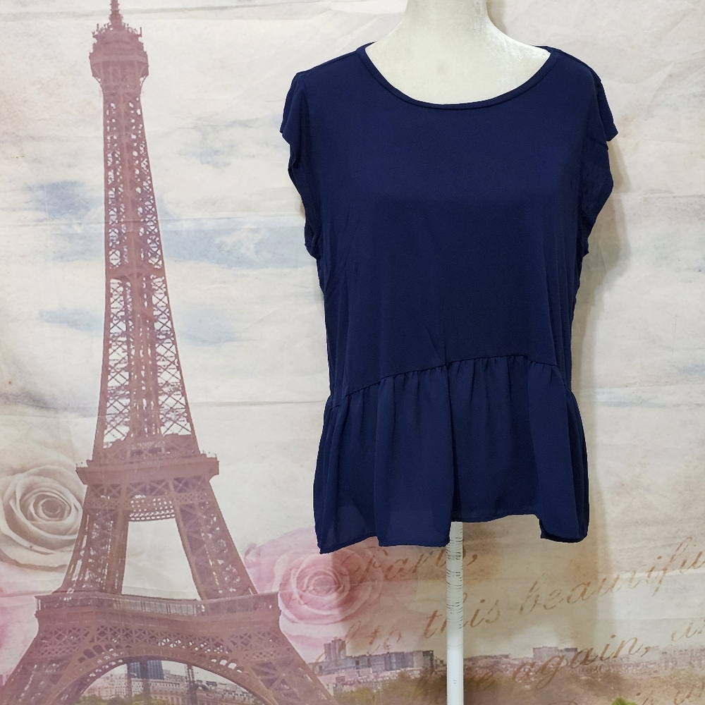 LOFT Dark Blue Women's Blouse